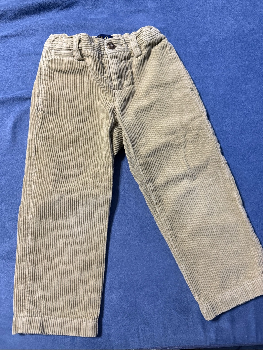 Ralph Lauren Kids Light Beige Corduroy Trousers